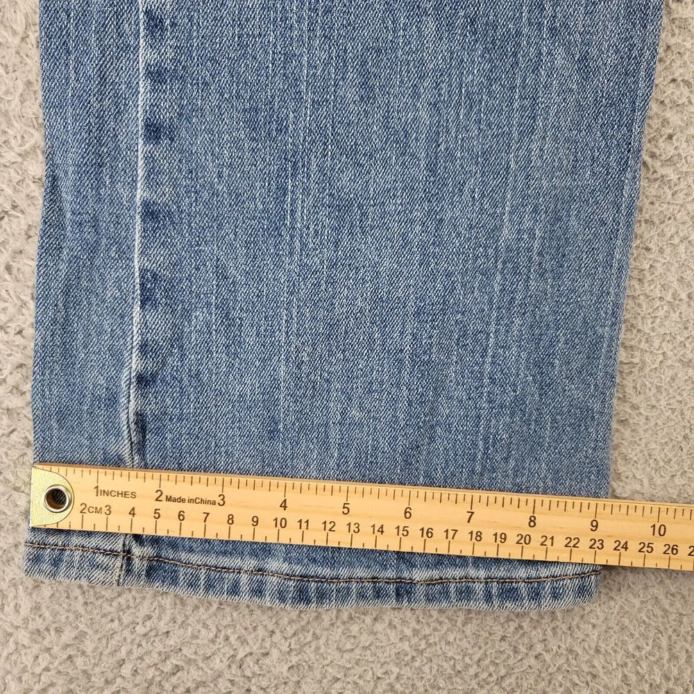 Vintage Levi's Jeans Womens 16m Blue Denim 515 Nouveau Bootcut‎ Distressed Y2K - Picture 11 of 14